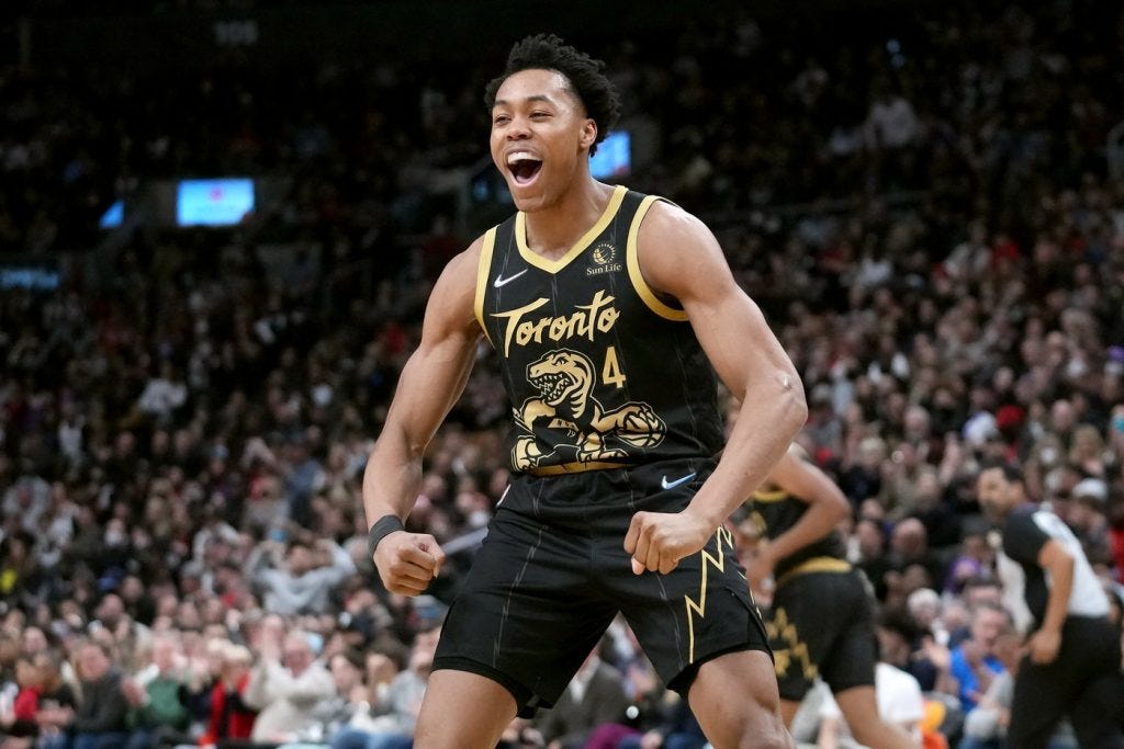Raptors' Scottie Barnes named NBA rookie of the year finalist