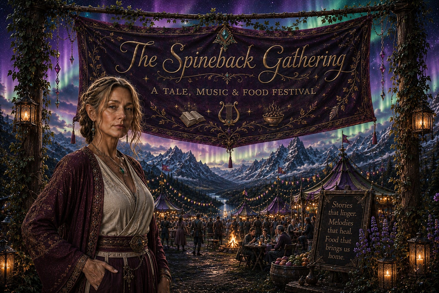 Image of Serai at the Spineback gathering - a food and arts festival