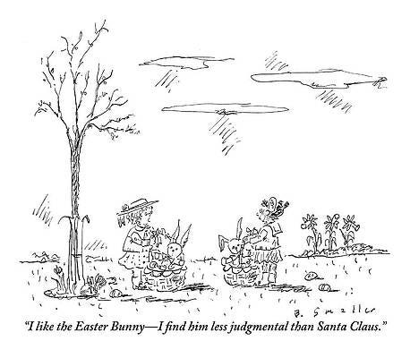 Two Little Girls Are Seen Holding Easter Baskets Print Two Little Girls Are Seen Holding Easter Baskets Print