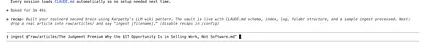 Run ingest for the clipped article