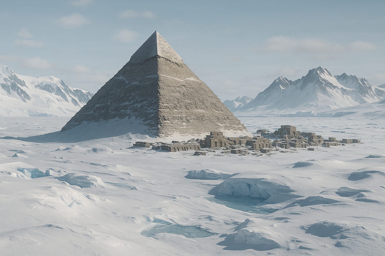 Pyramid in Antarctica