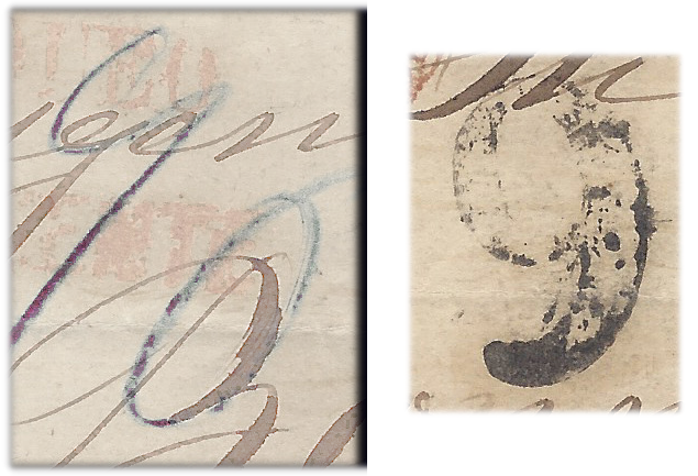 Postage due markings