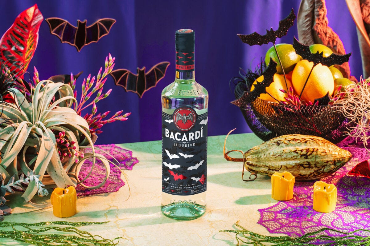 Bacardi Resurrects Limited Edition Glow-In-Dark Bottle for Halloween This  Year | The Daily Pour