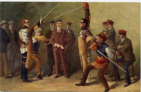 Academic fencing - Wikipedia