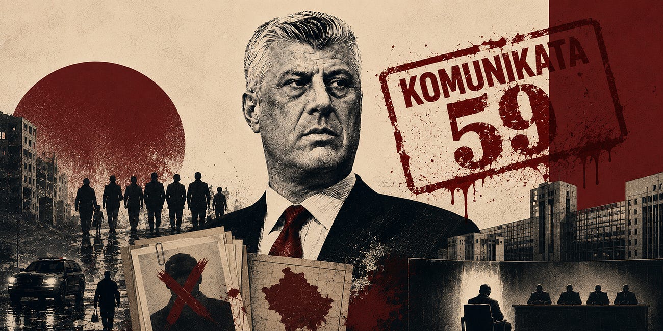 Thaçi’s Assassination Manual