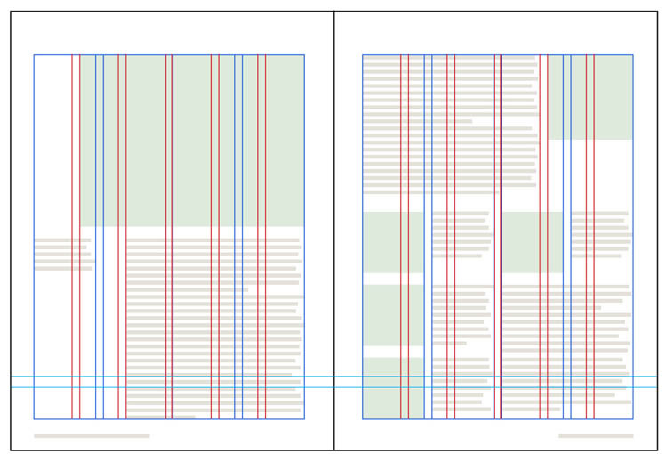 Compound layout grid used for Photography: The Whole Story