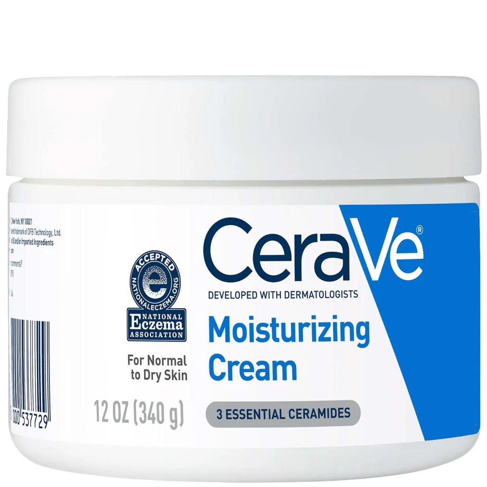 CeraVe Moisturizing Cream Body and Face Moisturizer for Dry Skin (12 fl. oz) Image 1