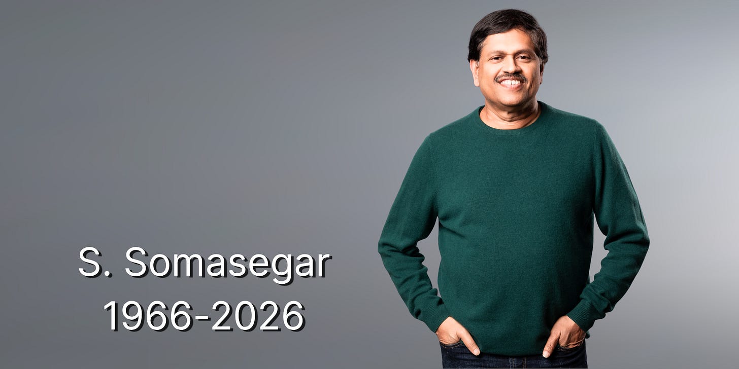 Partner and Friend, Soma Somasegar