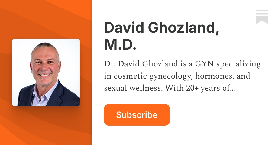 David Ghozland, M.D. | Substack