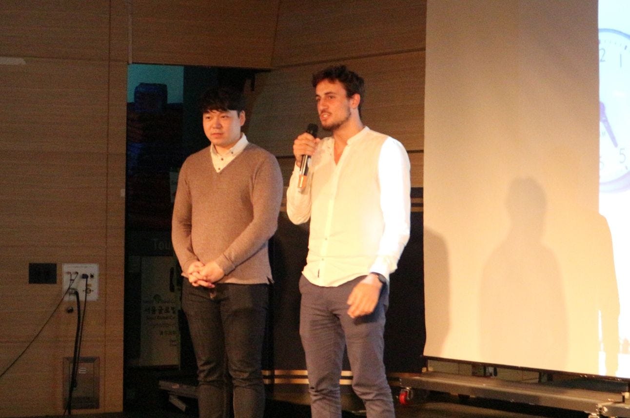 a person giving a speech 