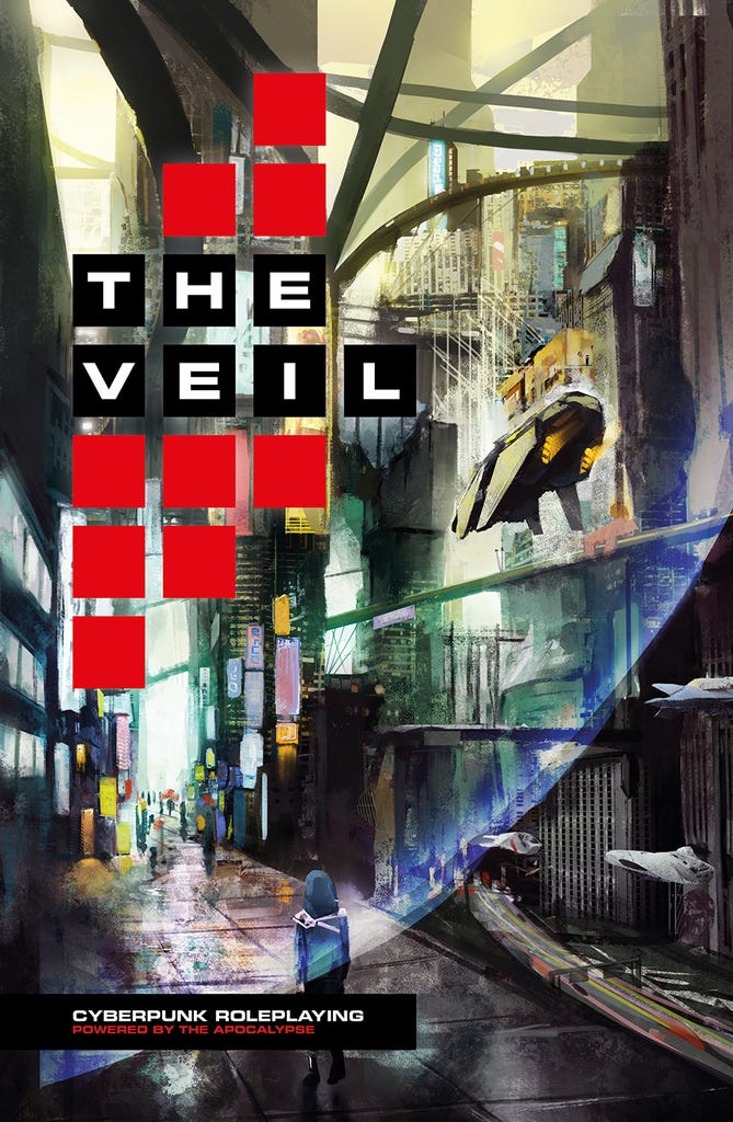 Cover of Fate Accelerated and The Veil ttrpgs