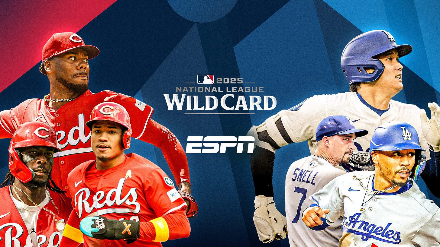 Reds-Dodgers Wild Card Game 1
