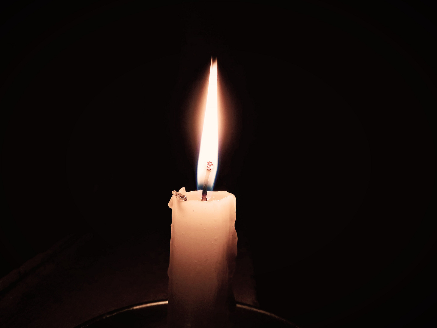 A candle A candle