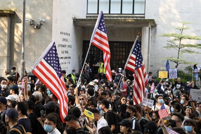 Hong Kong protesters march to U.S. Consulate in plea for help - UPI.com