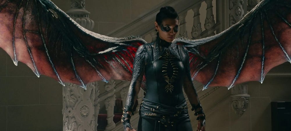 Lorena Andrea as (ex-)Sister Lilith. (Credit: Netflix) Lorena Andrea as (ex-)Sister Lilith. (Credit: Netflix)