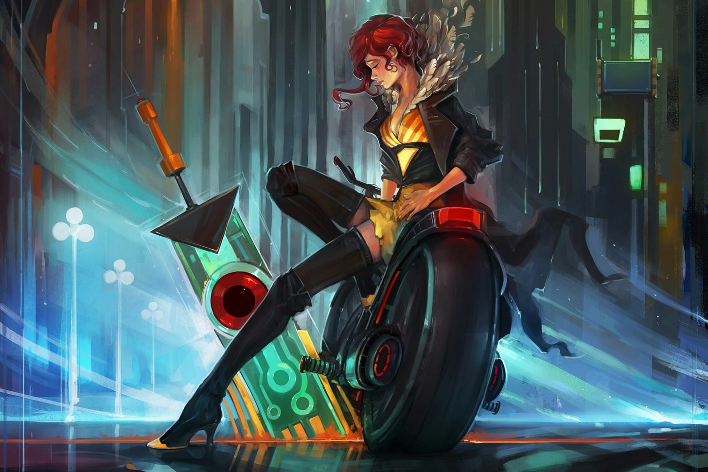 Transistor Game Artwork | The Art of Transistor | Threadless