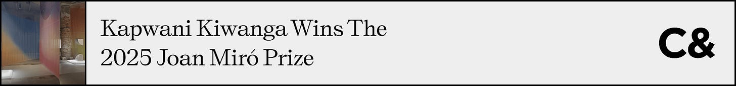 Kapwani Kiwanga Wins the 2025 Joan Miró Prize