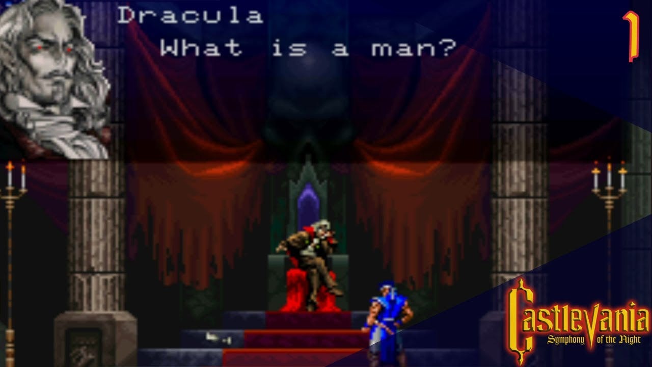 [Castlevania: Symphony of the Night] Part 1: Power-Walking Dhampir Action