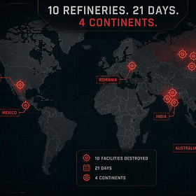 The World's Refineries Are Burning—and It's Not the War