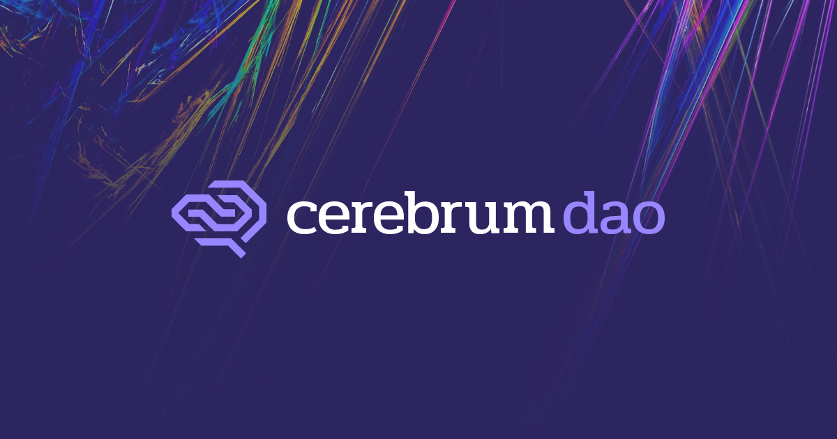 Cerebrum DAO - Brains helping brains