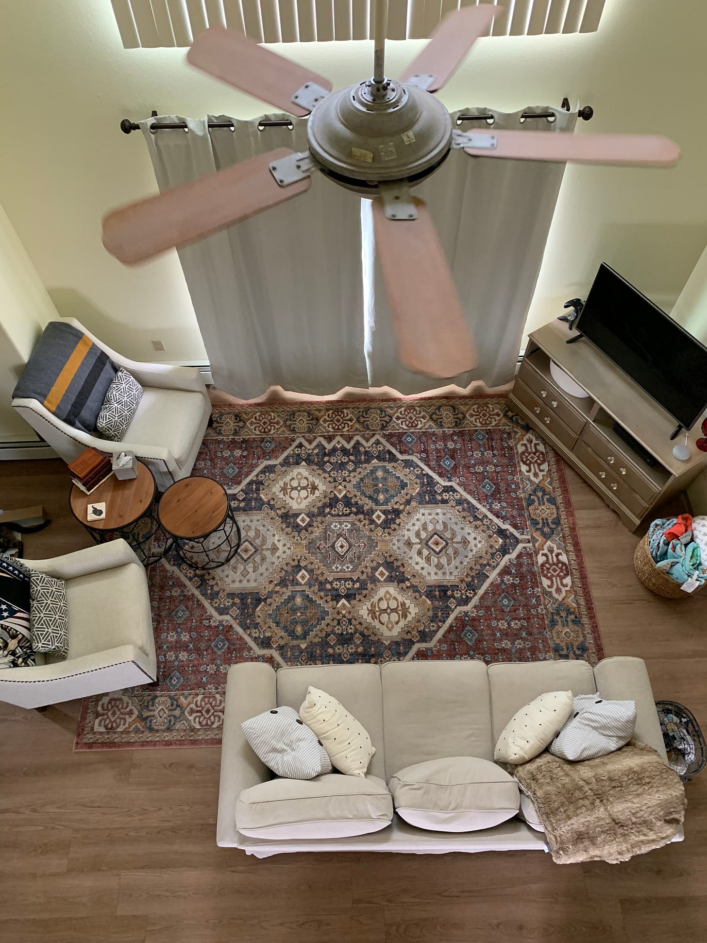 Fort Wainwright: Military Housing Living Room Before and After Fort Wainwright: Military Housing Living Room Before and After