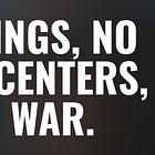 No kings, no data centers, no war.