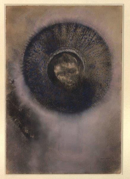 Head within an Aureole / Odilon Redon Head within an Aureole / Odilon Redon