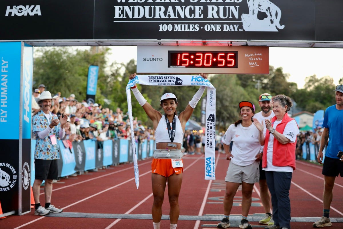 2026 Western States 100 - finish - Jennifer Lichter