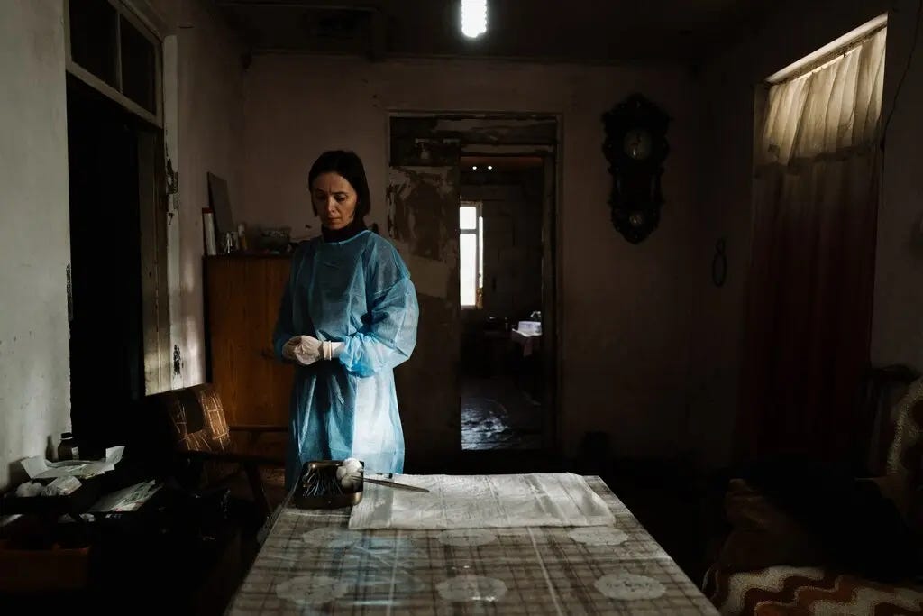 A film still from "April".