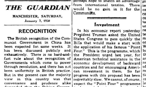 The Guardian, 7 January 1950.