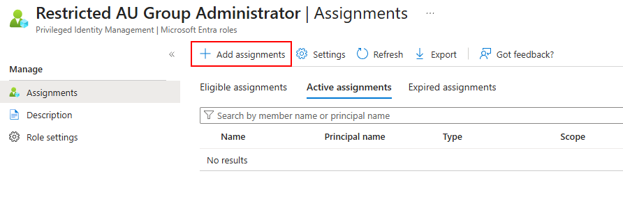 Add assignments