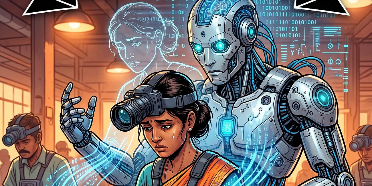 "Who will pay us when we are replaced by robots?": Journey into the Heart of the New AI Factories.