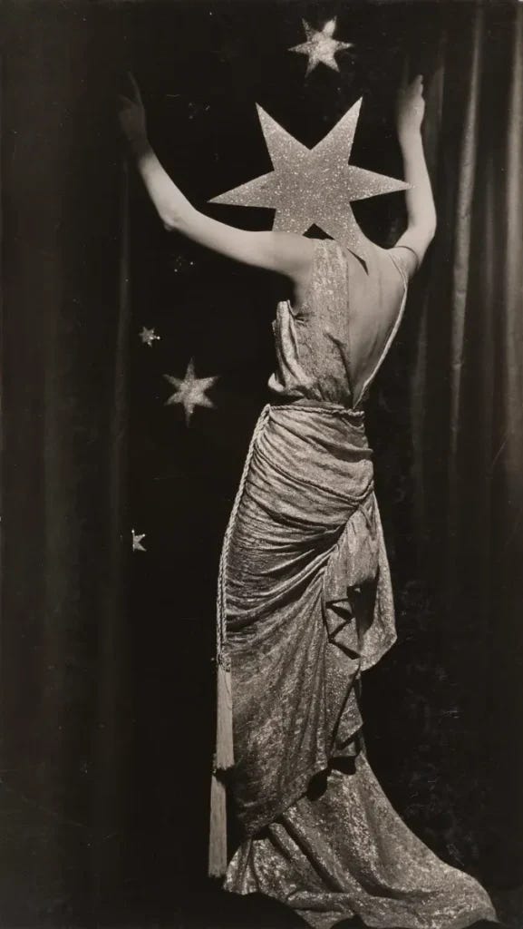 Photograph by Dora Maar. Model and starfish. 1936.