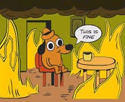 This is Fine" Meme Analysis | Medium