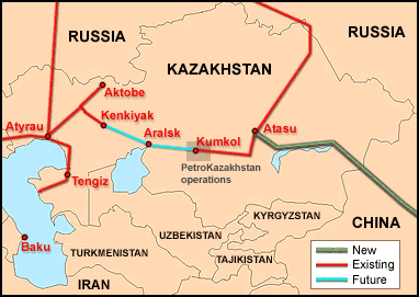 China Lays Down Gauntlet in Energy War: the geopolitics of oil, Central Asia and the United States
