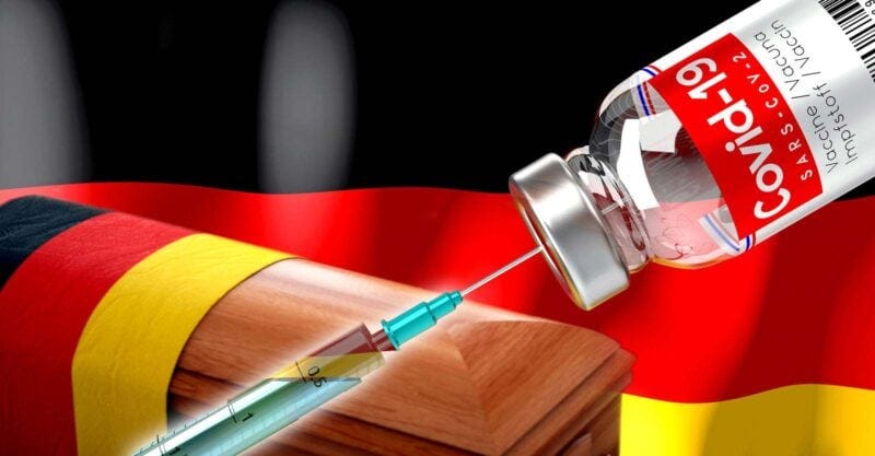covid vaccine and germany flag