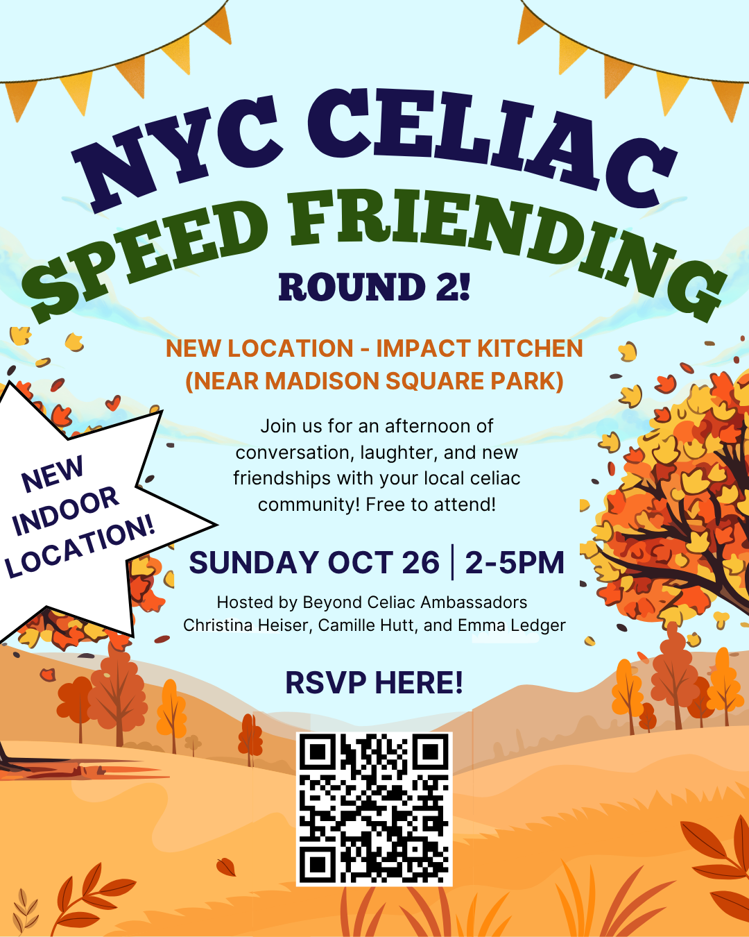celiac speed friending event
