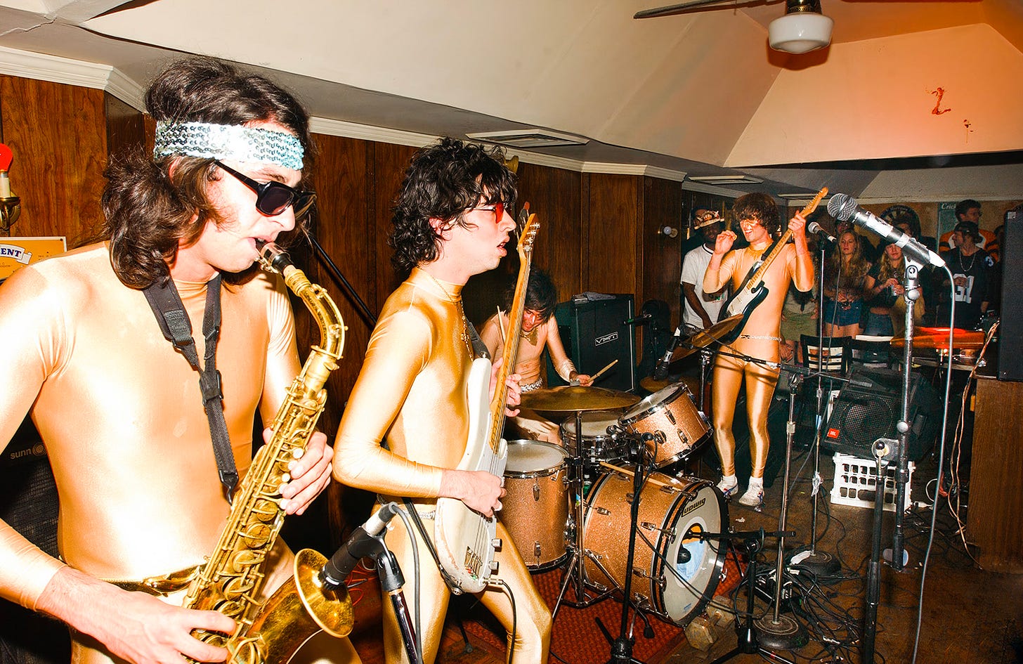 Photograph of The Rapture, CMJ 2002 - John Street Bar and Grill NYC 