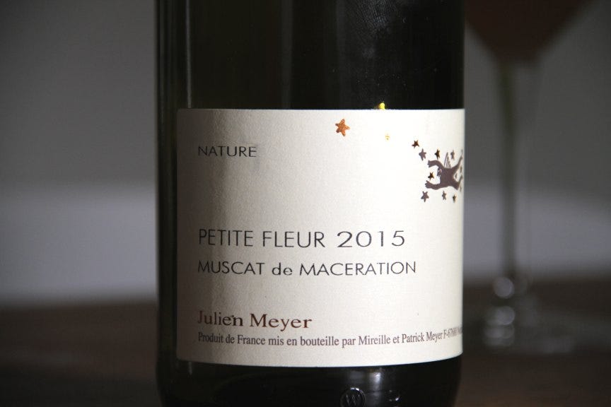Julien Meyer - Petit Muscat de Maceration 2015 Julien Meyer - Petit Muscat de Maceration 2015