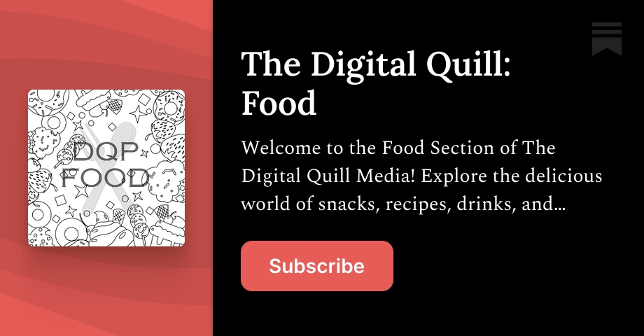 The Digital Quill: Food | Mars Wilson | Substack
