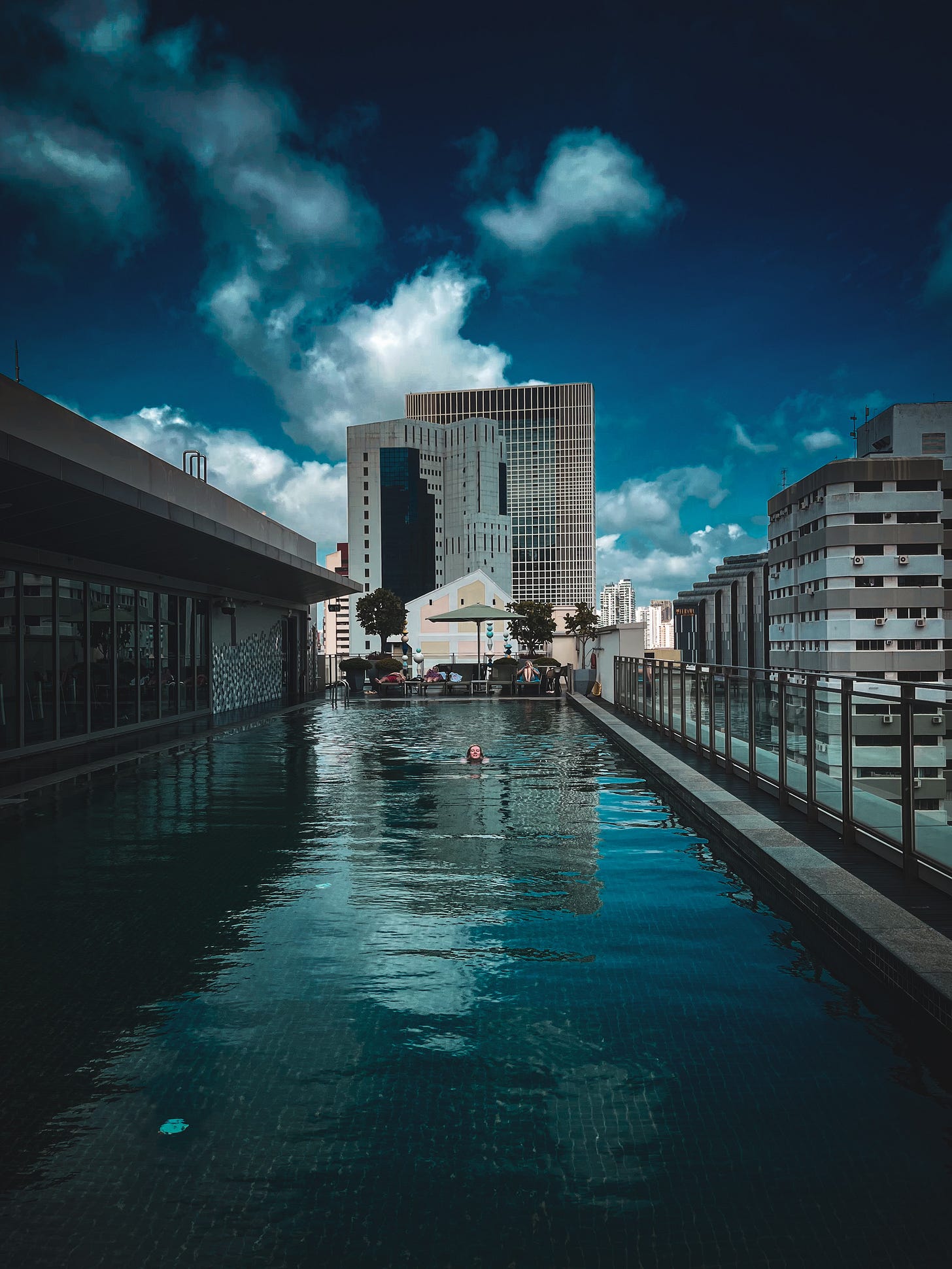 Rooftop pool at Capri by Fraser, Singapore