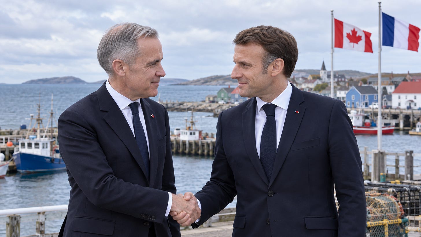 Canada–France : Carney et Macron se rencontrent à Saint-Pierre-et-Miquelon Canada–France : Carney et Macron se rencontrent à Saint-Pierre-et-Miquelon