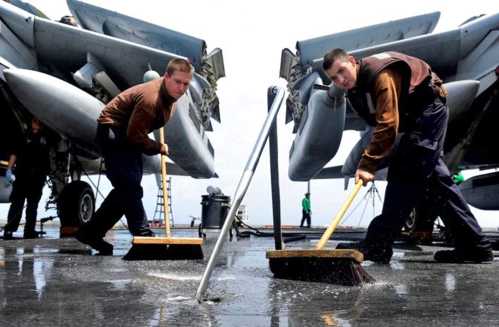 Seamen on the U.S.S. Bill Clinton? Seamen on the U.S.S. Bill Clinton?