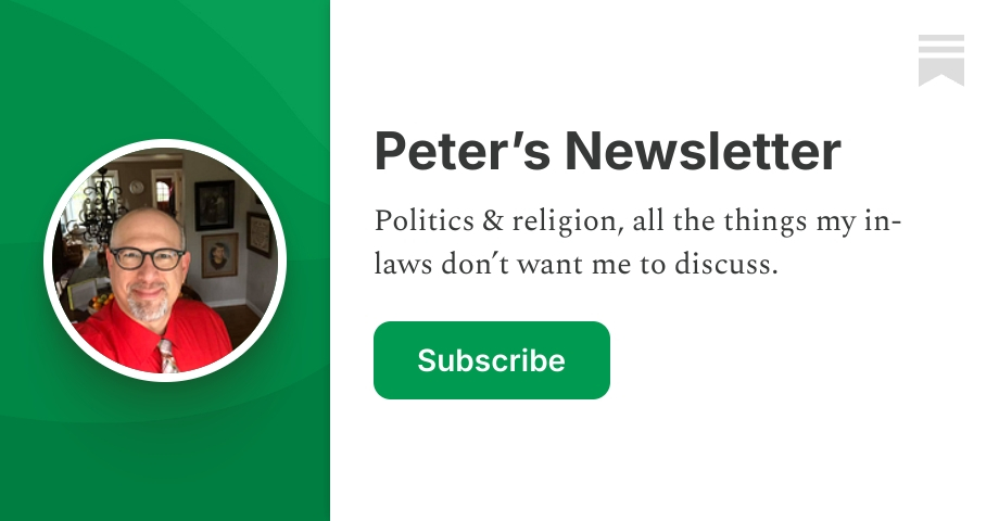 Peter’s Newsletter | Substack