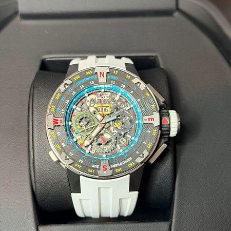 2022 Richard Mille Automatic Winding Flyback Chronograph - Les Voiles de Saint Barth - Limited to 80 Pieces RM 60-01 Listing Image 1 2022 Richard Mille Automatic Winding Flyback Chronograph - Les Voiles de Saint Barth - Limited to 80 Pieces RM 60-01 Listing Image 1