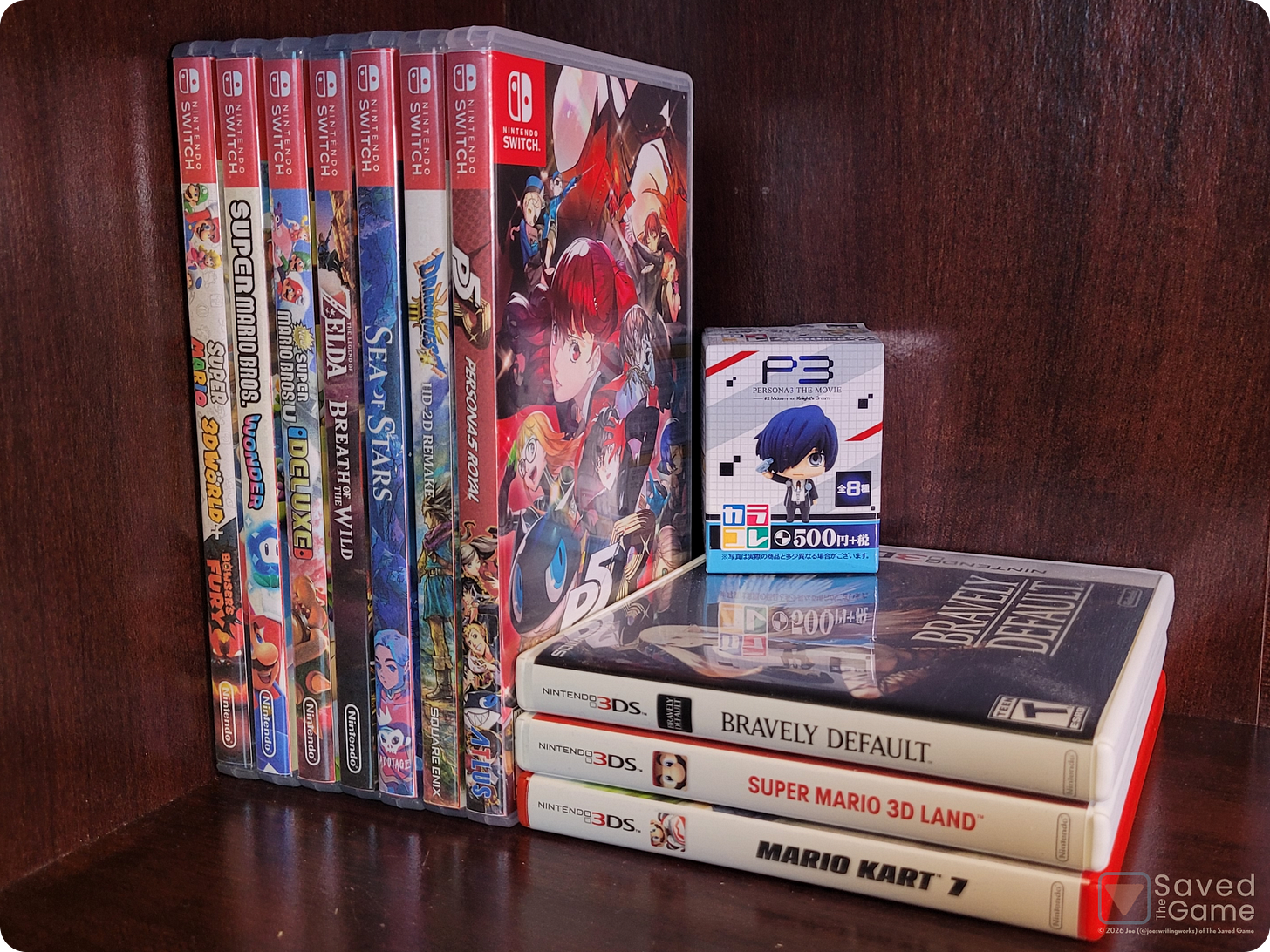 The redone spines for my Switch games look so much better now | Photo: Joe from The Saved Game