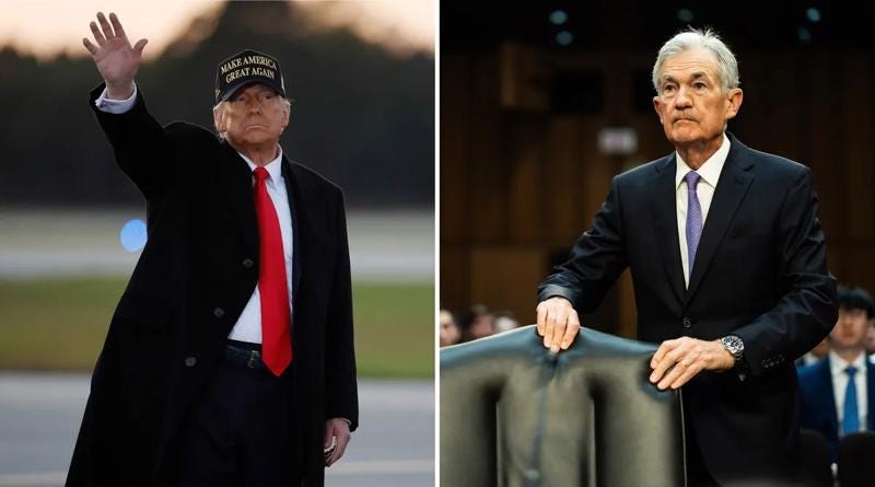 Ông Donald Trump và ông Jerome Powell - Ảnh: Getty Images/Bloomberg Ông Donald Trump và ông Jerome Powell - Ảnh: Getty Images/Bloomberg