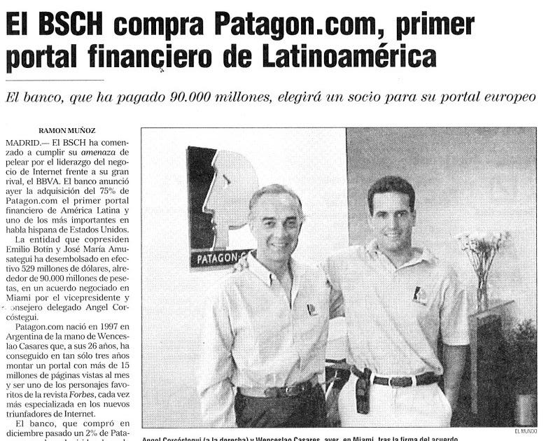 BioGestion: Reinterpretando la Historia: ¿El fracaso de Patagon?