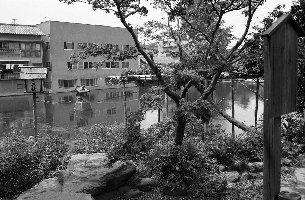 Jūnisō Pond, Shinjuku, Tokyo, 1967 Jūnisō Pond, Shinjuku, Tokyo, 1967
