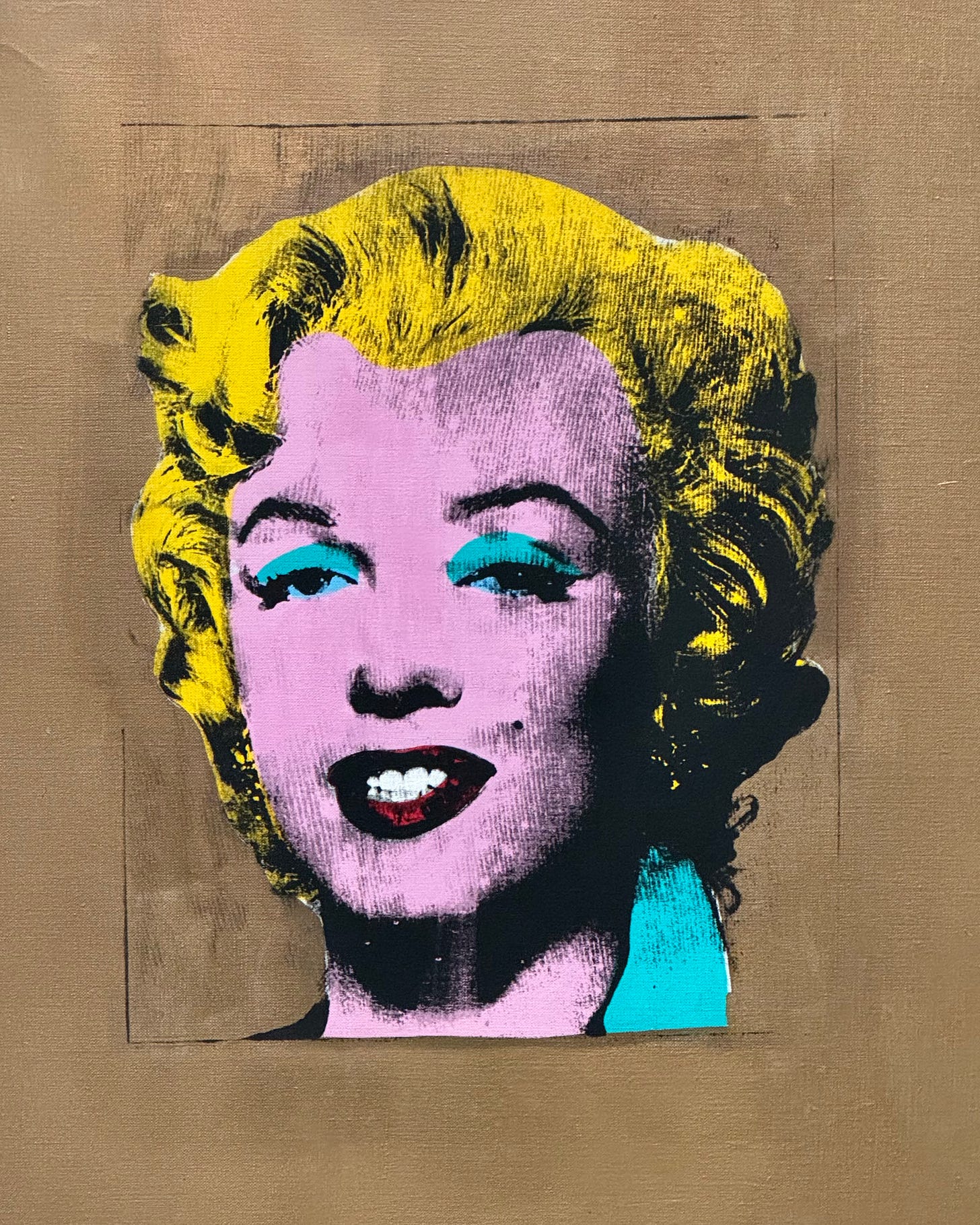 ©Photograph by Sam Sunshine - Andy Warhol - Golden Marilyn - Museum Of Modern Art
